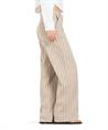 Cambio linnenmix wide leg pantalon streep Mira