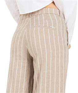 Cambio linnenmix wide leg pantalon streep Mira