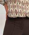 Cambio soft techno broek met deelnaad Ros