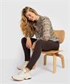 Cambio soft techno broek met deelnaad Ros