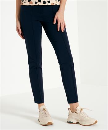 Cambio soft techno broek met deelnaad Ros