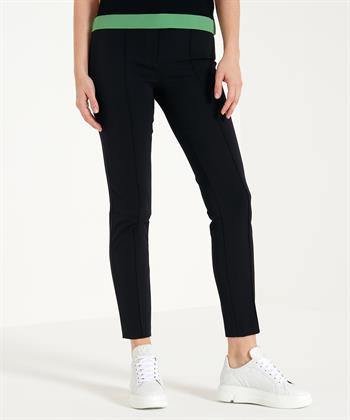 Cambio soft techno broek met deelnaad Ros