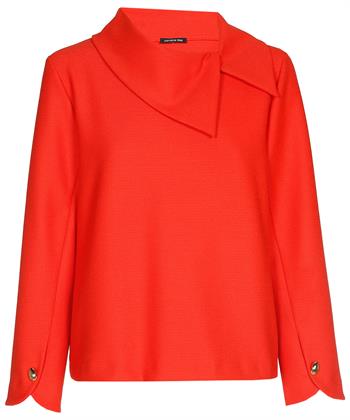 Caroline Biss big collar kniphals top