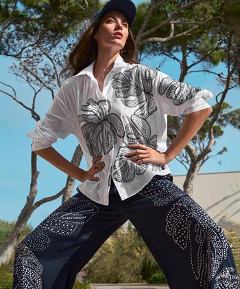 Caroline Biss blouse borduursel