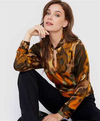 Caroline Biss blouse fancy flower
