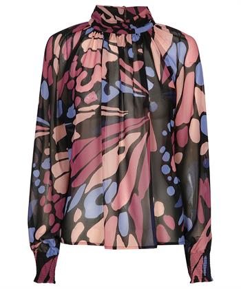 Caroline Biss blouse multicolour crêpe