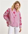 Caroline Biss blouse strepen borduursel