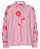 Caroline Biss blouse strepen borduursel
