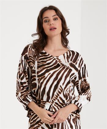 Caroline Biss blouse zebraprint