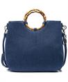 Caroline Biss denim tas bloem