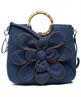 Caroline Biss denim tas bloem