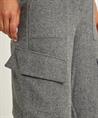 Caroline Biss flanel cargo broek