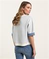 Caroline Biss jacquard trui bloem