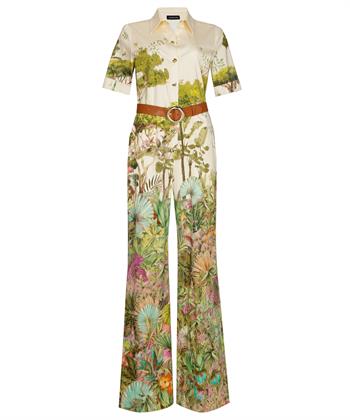Caroline Biss jumpsuit ceintuur bloemenprint