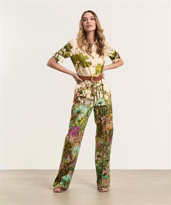 Caroline Biss jumpsuit ceintuur bloemenprint