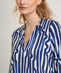 Caroline Biss jurk fancy stripe
