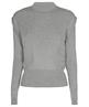 Caroline Biss lurex trui met schouderdetail
