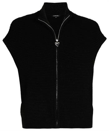 Caroline Biss mouwloos rits vest