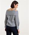 Caroline Biss off-shoulder blouse strepen