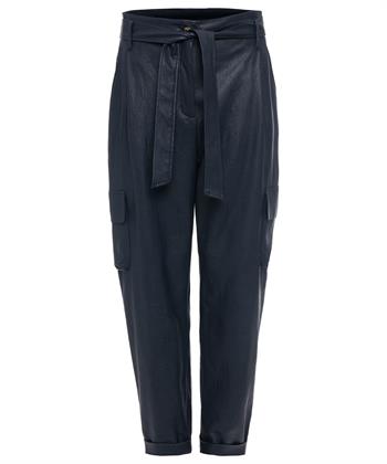 Caroline Biss paperbag cargo broek vegan leather