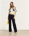 Caroline Biss silky blouse big flower