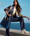 Caroline Biss silky blouson big flower