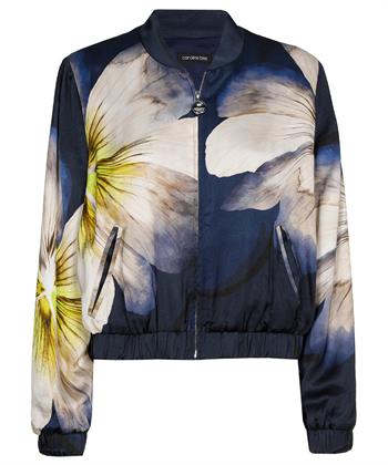 Caroline Biss silky blouson big flower