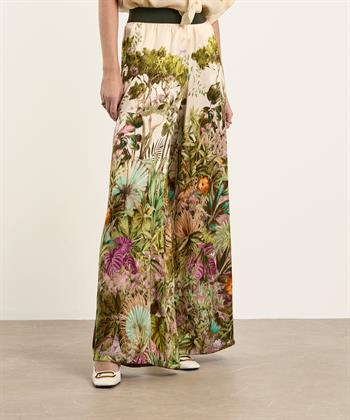 Caroline Biss silky palazzo broek bloemenprint