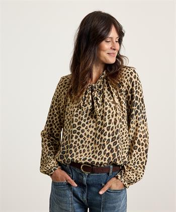 Caroline Biss strik blouse panter