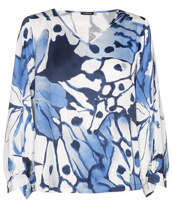 Caroline Biss top butterfly flower