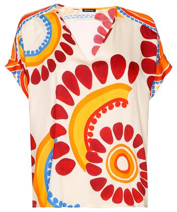 Caroline Biss top etnische print