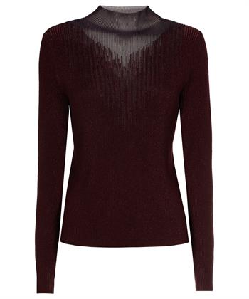 Caroline Biss turtle neck truitje lurex