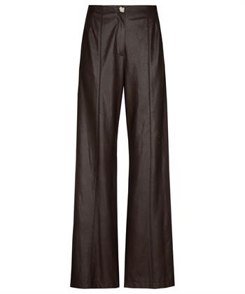 Caroline Biss vegan leather wide leg broek