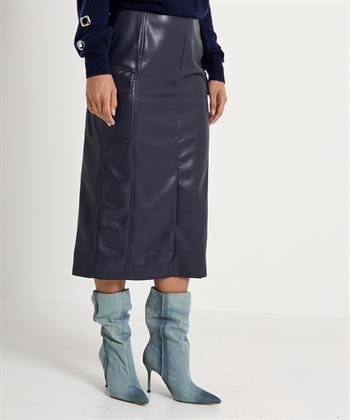 Caroline Biss vegan leer cargo rok