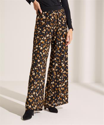 Caroline Biss wide leg broek hartjes lurex