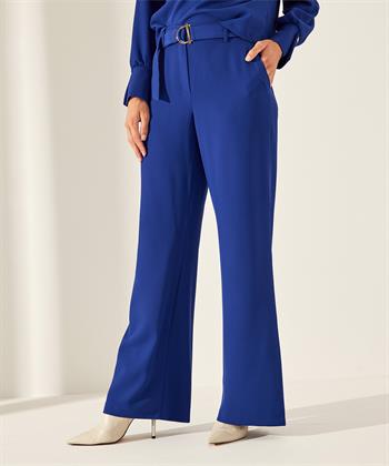 Caroline Biss wide leg pantalon rib
