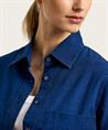 CLOSED korte spijker blouse