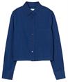 CLOSED korte spijkerblouse