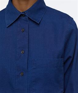 CLOSED korte spijkerblouse