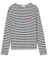 CLOSED shirt strepen logoprint
