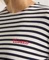 CLOSED shirt strepen logoprint