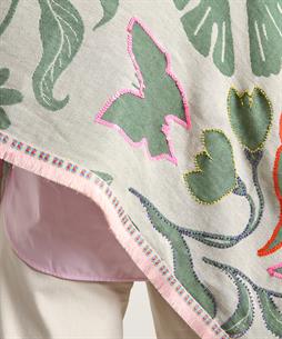 Codello jacquard sjaal kraaltjes
