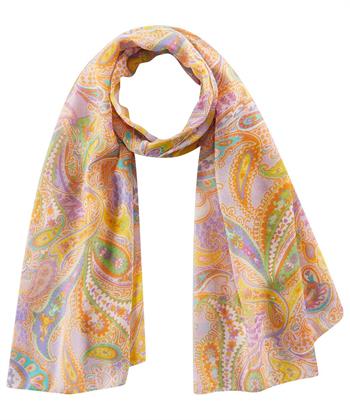 Codello multicolor sjaal paisleyprint