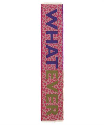 Codello wolmix sjaal panter- en lettermotief