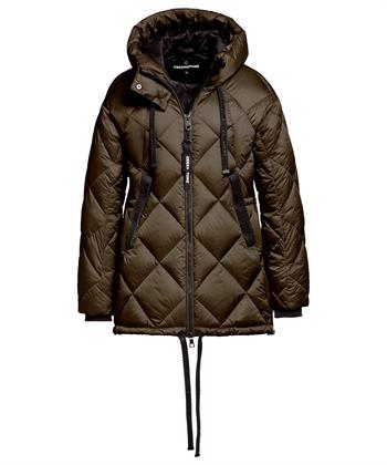 Creenstone padded donsjas capuchon