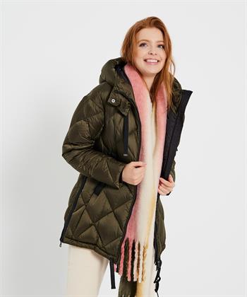 Creenstone padded donsjas capuchon
