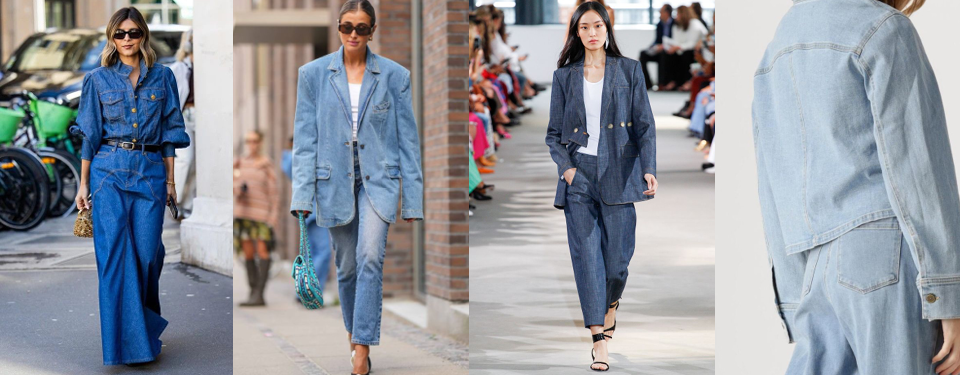 Bekijk de denim on denim trend SS25 bij BeOne