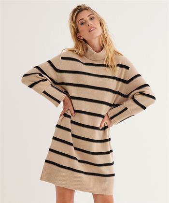 Due Amanti oversized jurk striped knit Raman