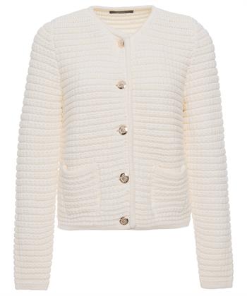 Emotions blazervest fantasie rib knopen