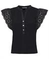 Emotions shirt broderie mouw